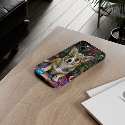 "Paint It Corgi" Mobile Phone Case