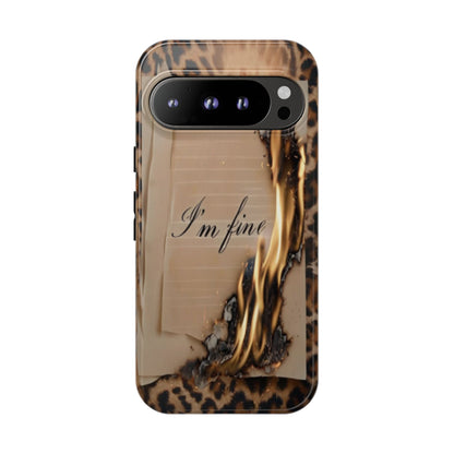 "I Am Fine" Mobile Phone Case