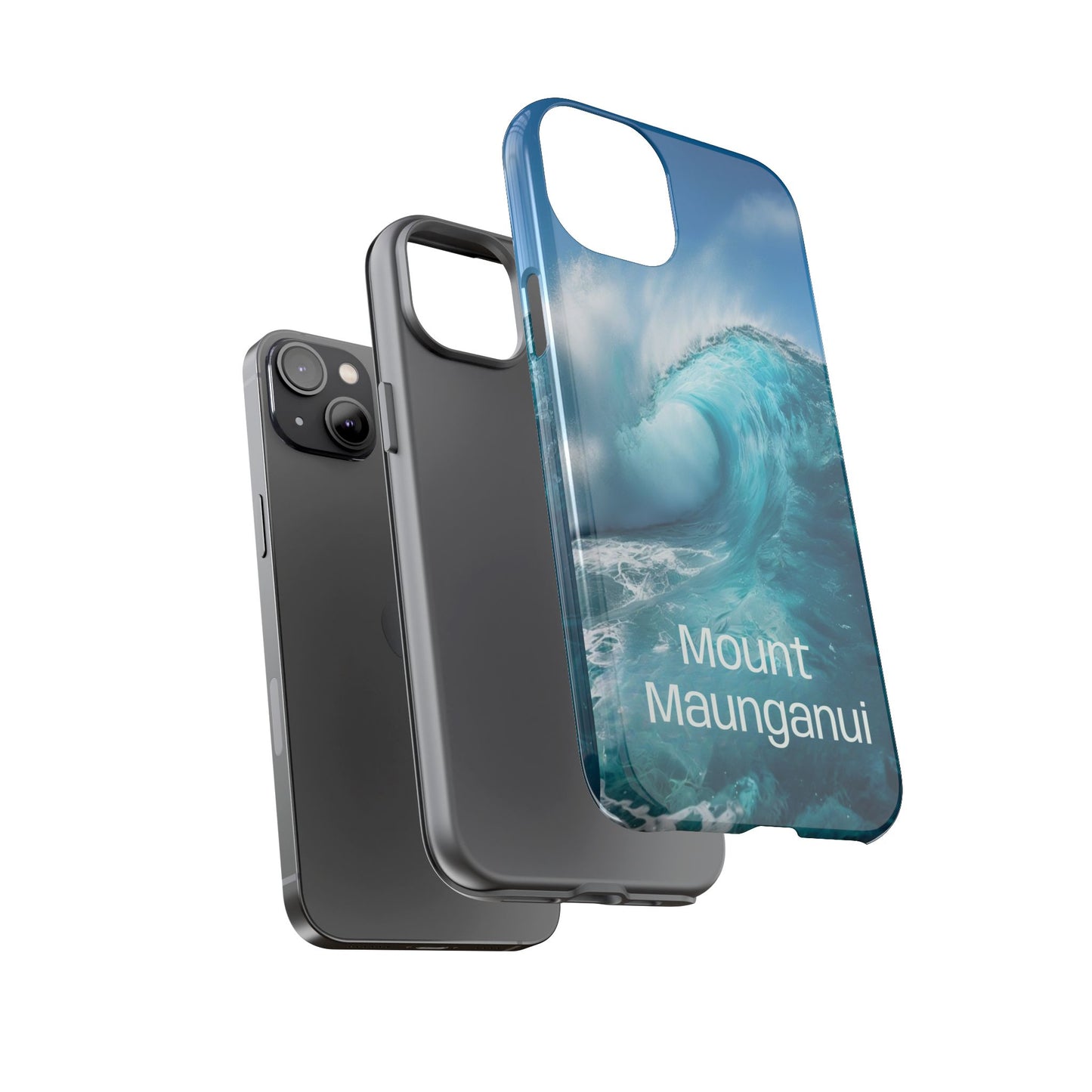 "Mount Maunganui" Mobile Phone Case (green)