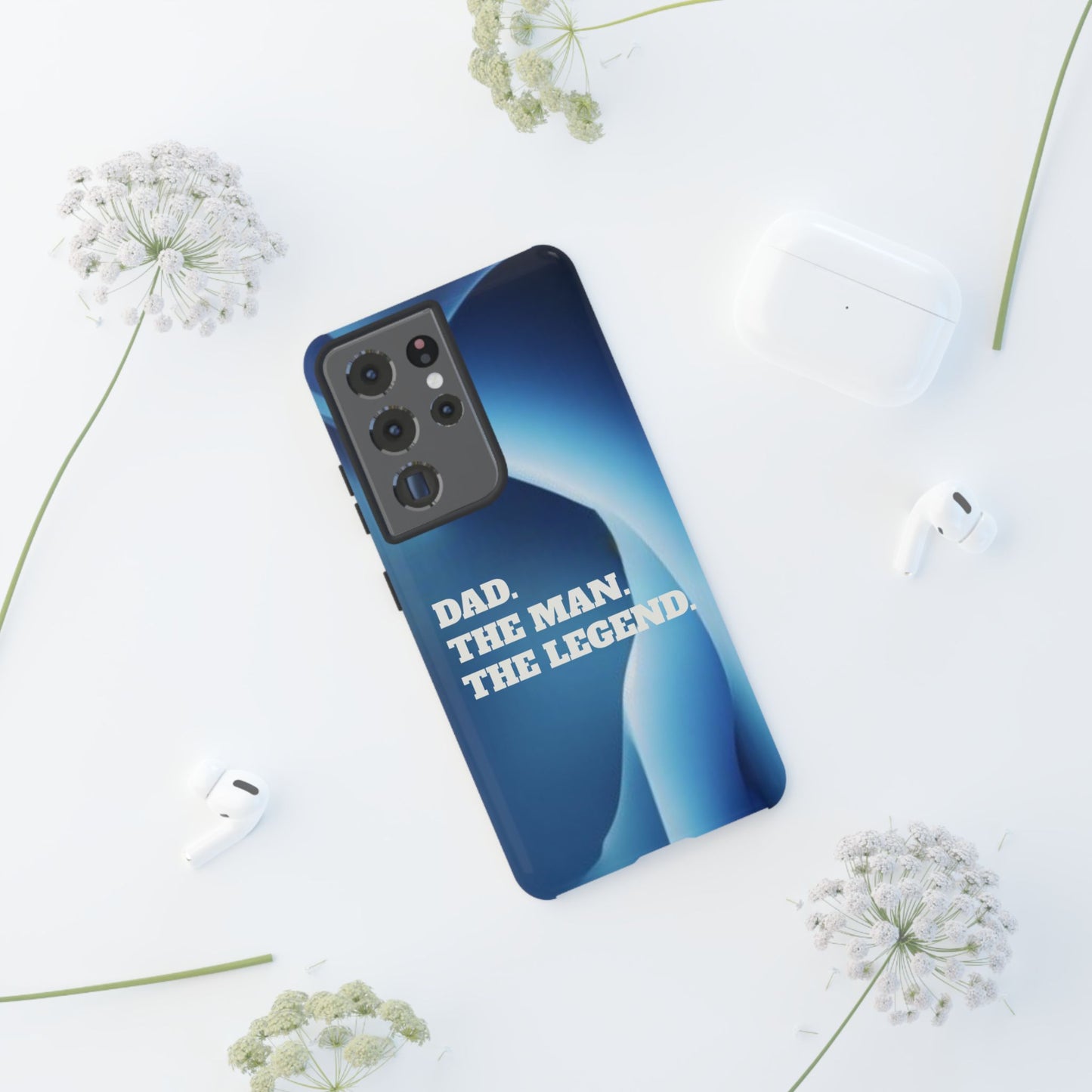 "Dad.  The Man.  The Legend" Mobile Phone Case (blue)