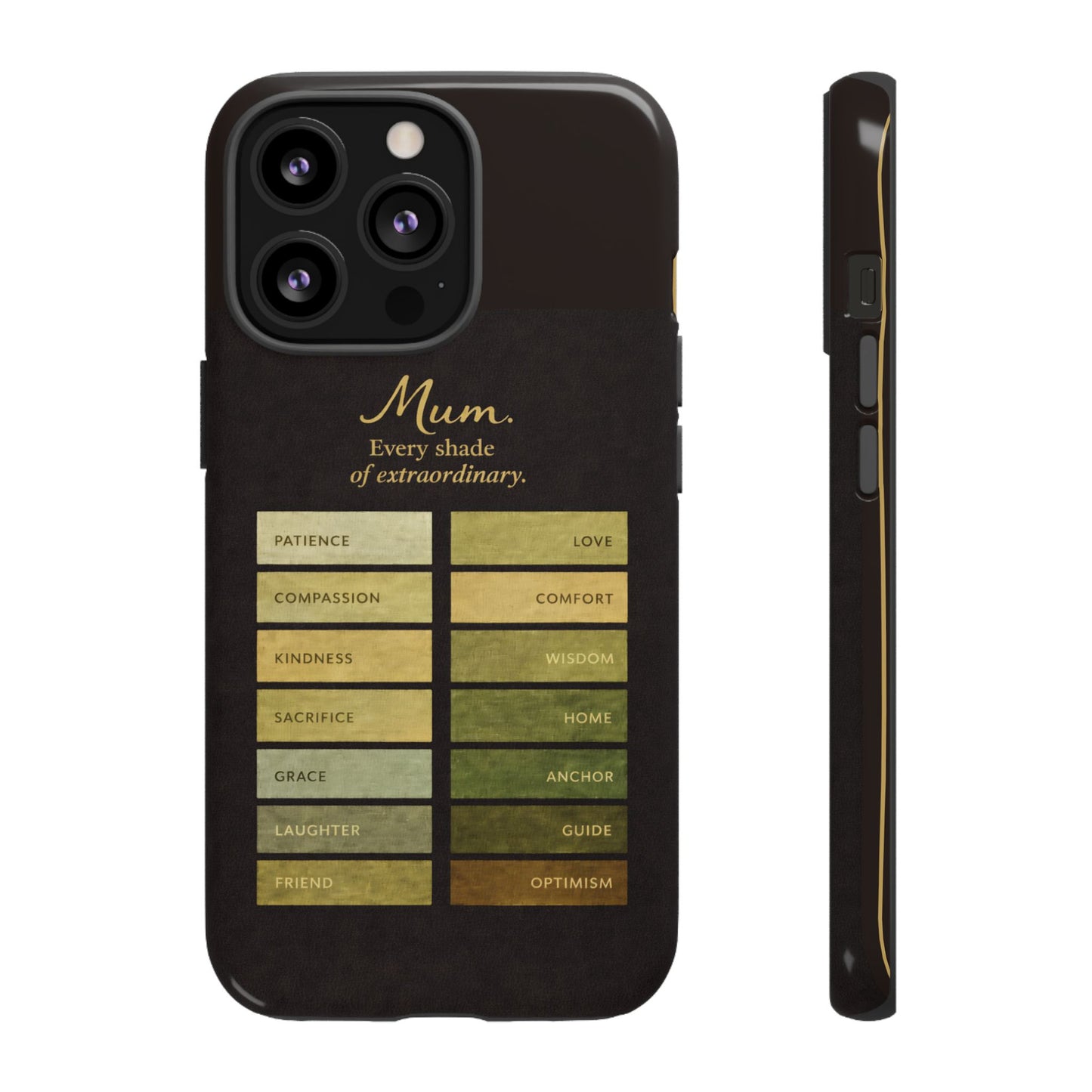"Every Shade of Extraordinary" Mobile Phone Case (green)