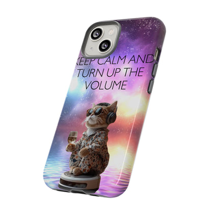 "Keep calm and turn up the Volume" Mobile Phone Case (mix)