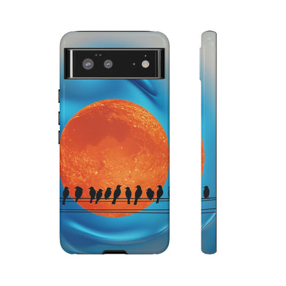 "The Feathered Assembly" Mobile Phone Case (orange)