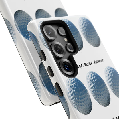 "Eat. Golf. Sleep. Repeat." Mobile Phone Case