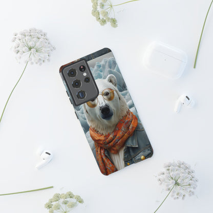 "Urban Zen Polar Bear" Mobile Phone Case