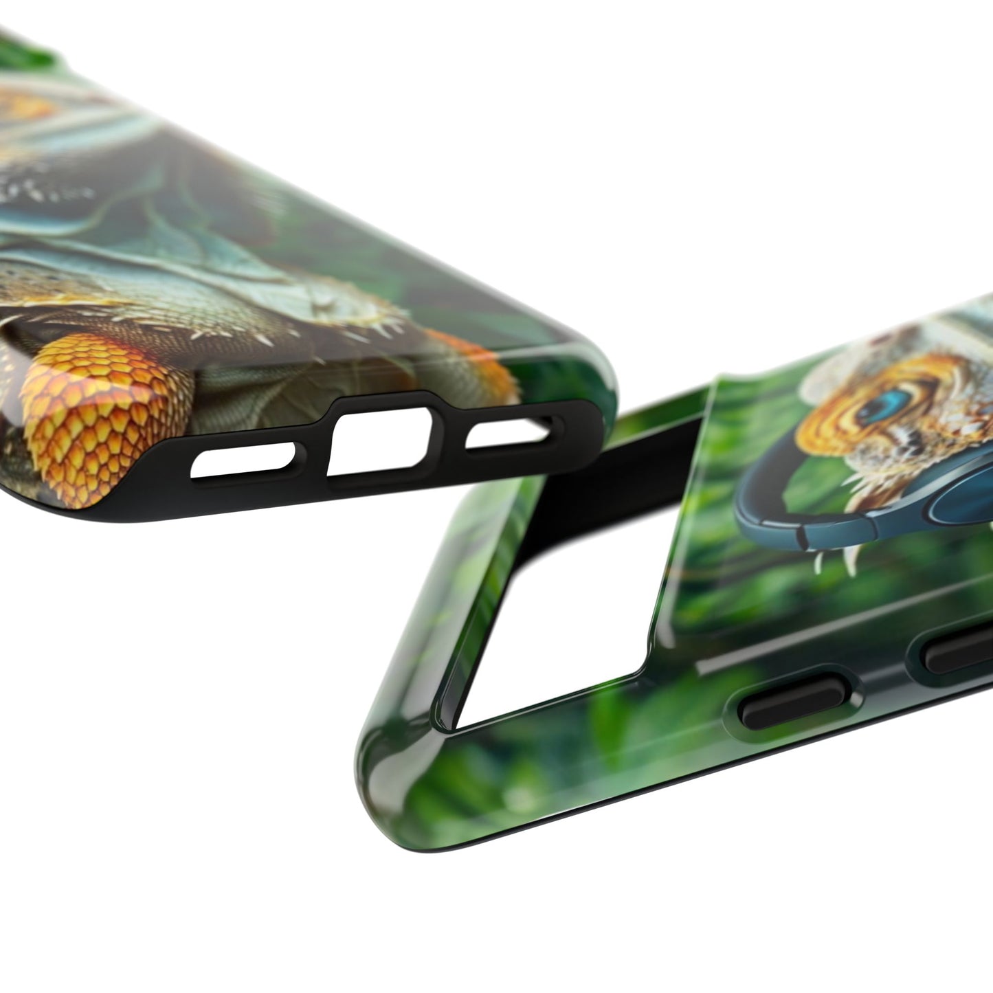 "Bearded Dragon - Jungle Beats" Mobile Phone Case