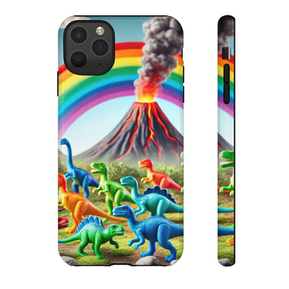 "Rainbow Dinosaurs" Mobile Phone Case