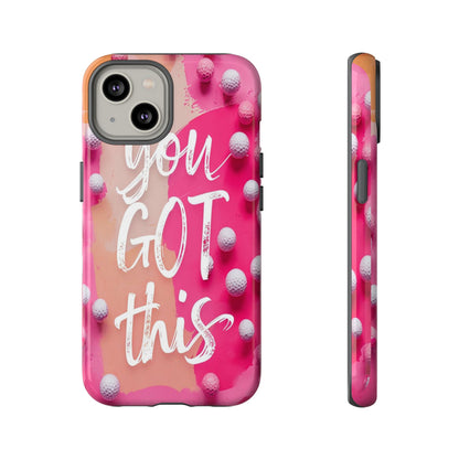 "You got This" (golf edition) Mobile Phone Case (pink)