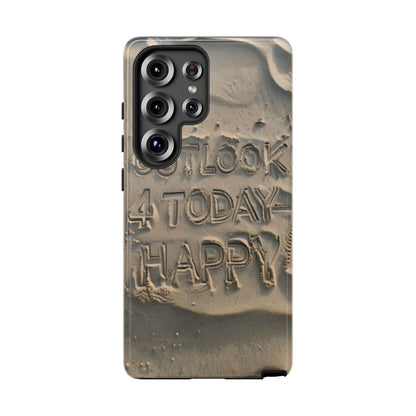 "Life is Short.  Be Happy" Mobile Phone Case
