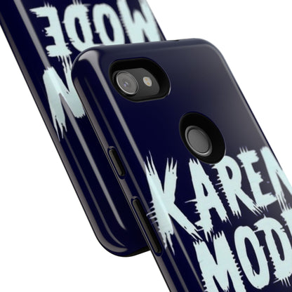 "Karen Mode On" Mobile Phone Case (blue)