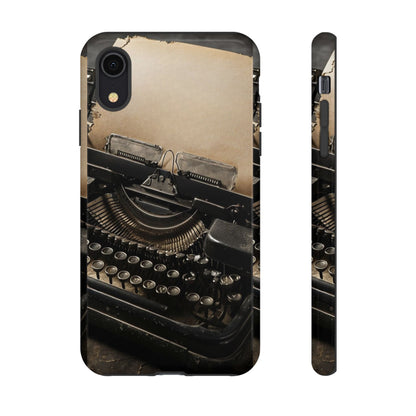 "Fade in. A Writer at the Cusp of Genius" Mobile Phone Case
