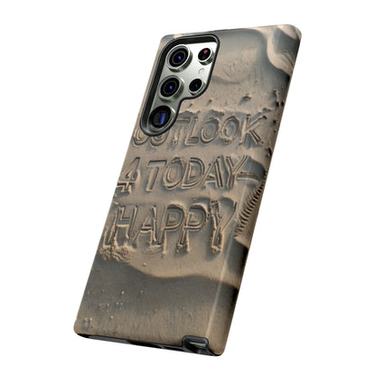 "Life is Short.  Be Happy" Mobile Phone Case