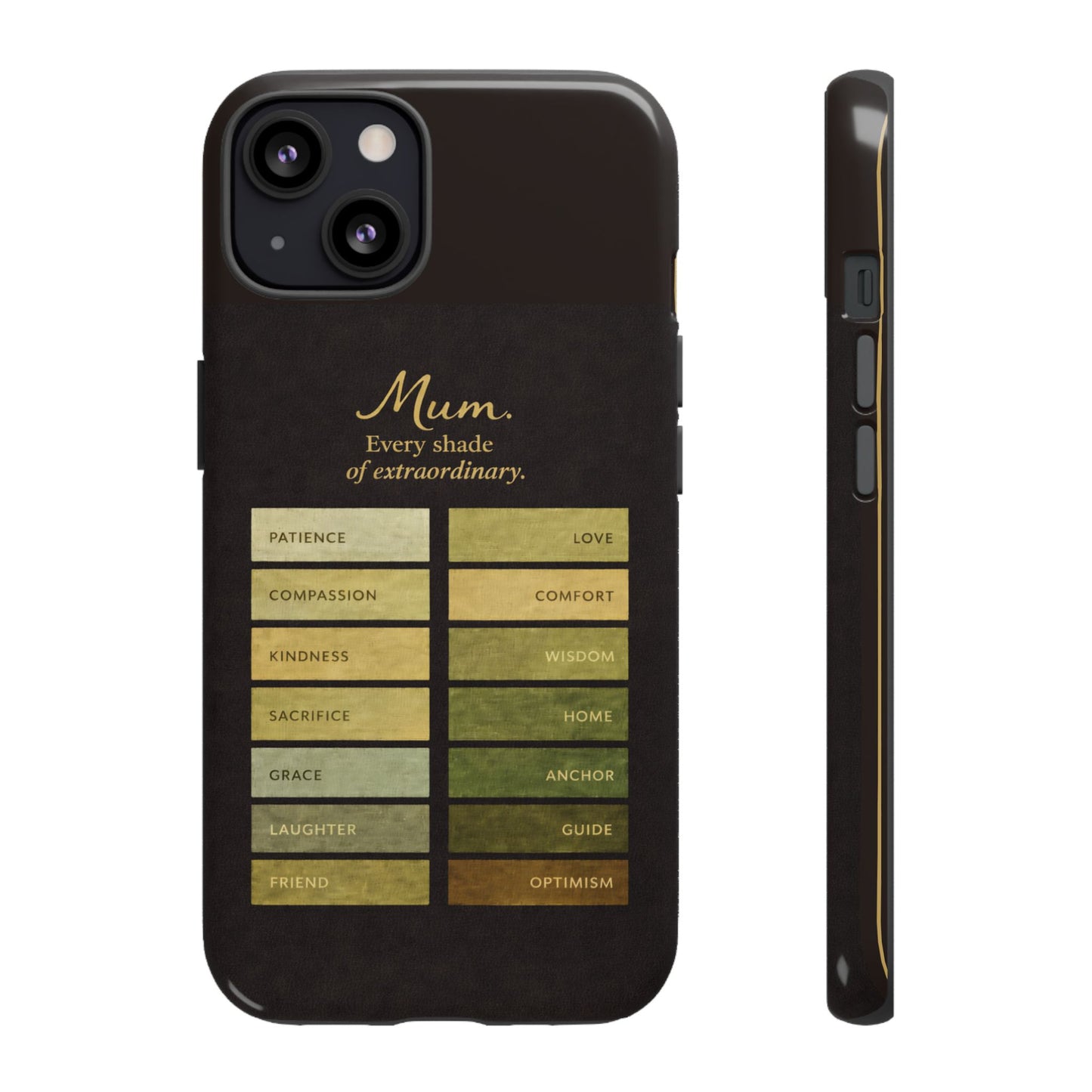 "Every Shade of Extraordinary" Mobile Phone Case (green)