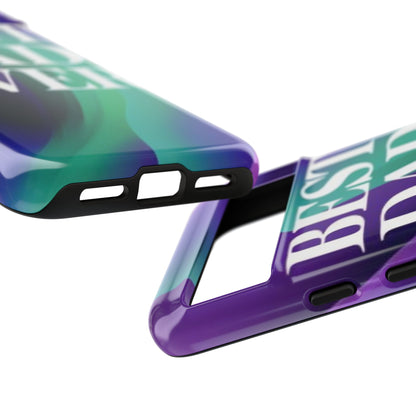 "Best Dad Ever" Mobile Phone Case (purple)