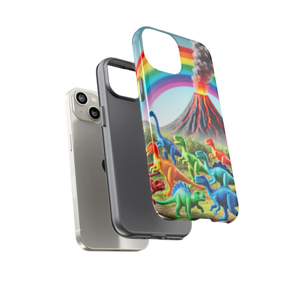 "Rainbow Dinosaurs" Mobile Phone Case