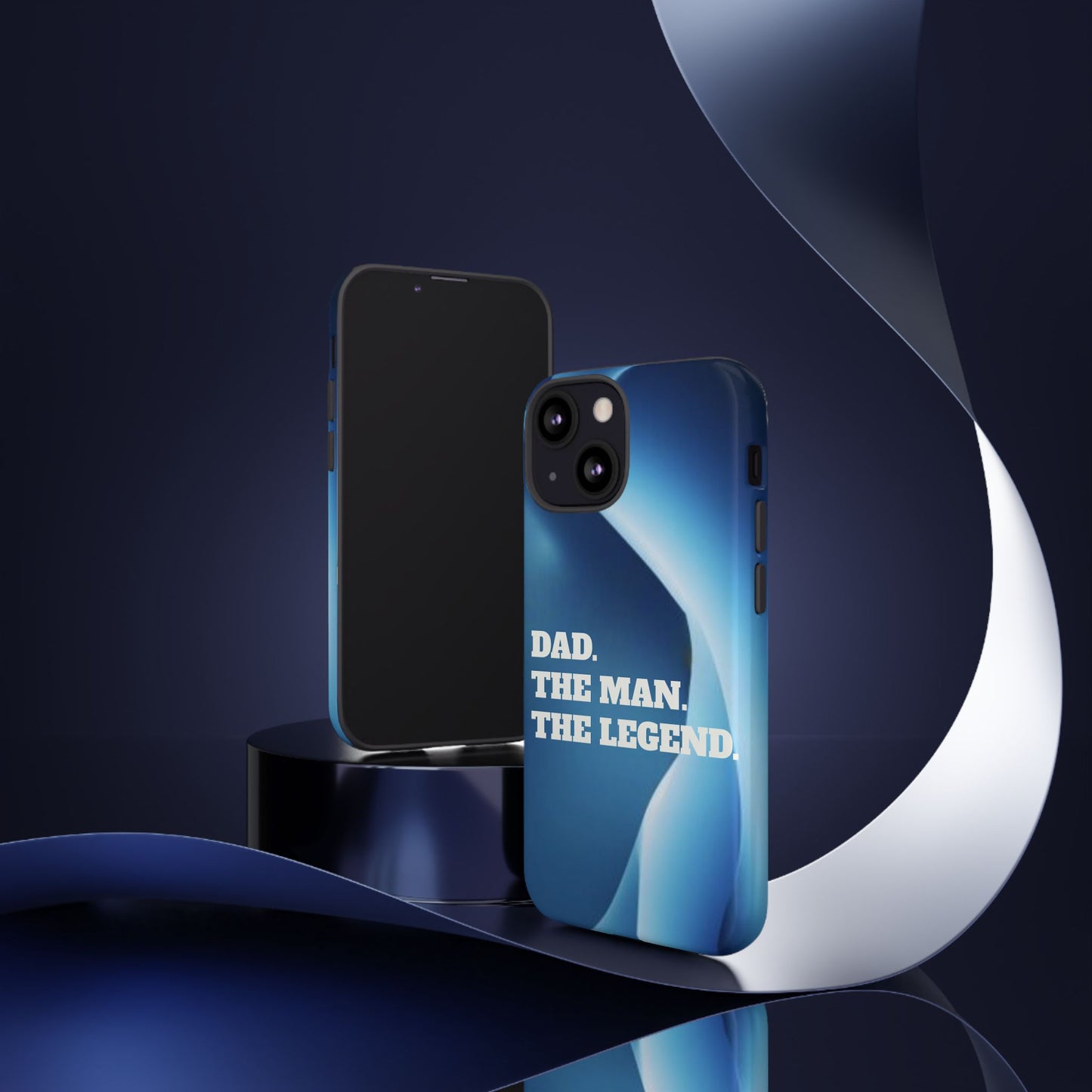 "Dad.  The Man.  The Legend" Mobile Phone Case (blue)