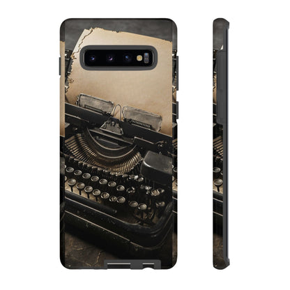 "Fade in. A Writer at the Cusp of Genius" Mobile Phone Case