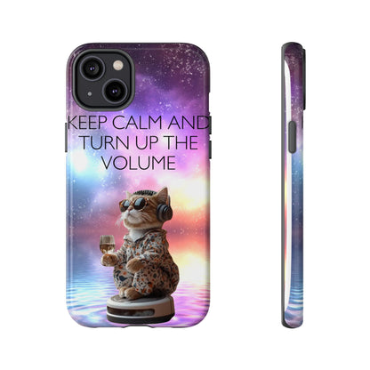 "Keep calm and turn up the Volume" Mobile Phone Case (mix)