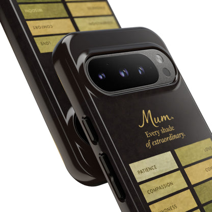 "Every Shade of Extraordinary" Mobile Phone Case (green)