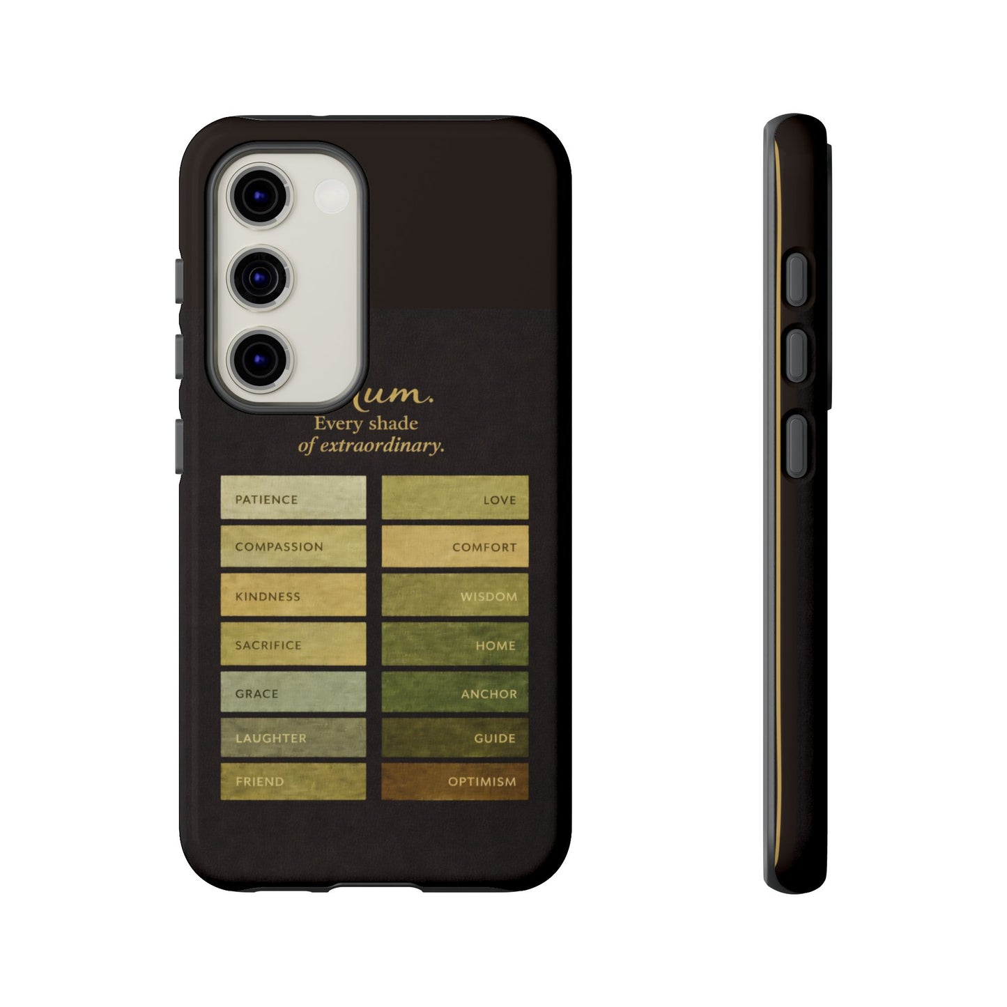 "Every Shade of Extraordinary" Mobile Phone Case (green)