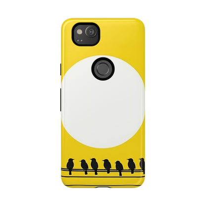 "The Feathered Assembly - Yellow" Mobile Phone Case