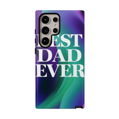 "Best Dad Ever" Mobile Phone Case (purple)