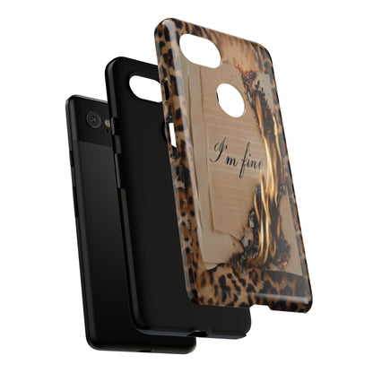 "I Am Fine" Mobile Phone Case