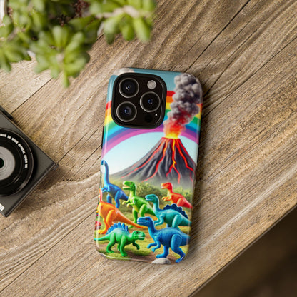 "Rainbow Dinosaurs" Mobile Phone Case