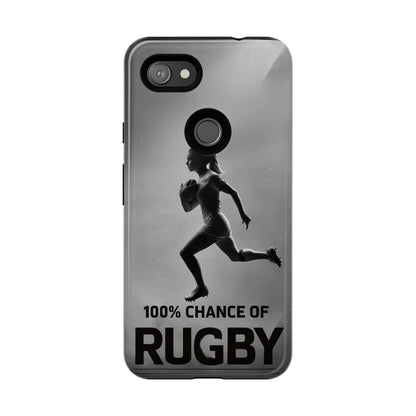 "Rain, Shine, Rugby" Mobile Phone Case
