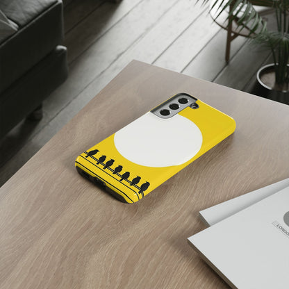 "The Feathered Assembly - Yellow" Mobile Phone Case