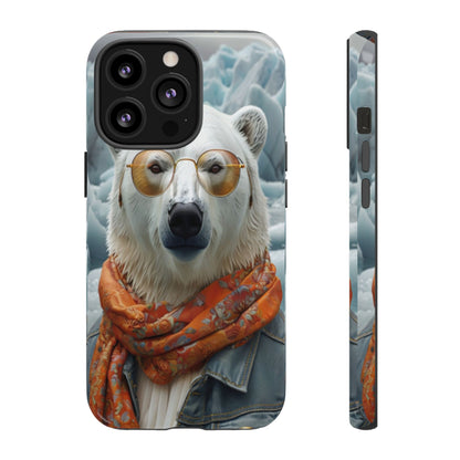 "Urban Zen Polar Bear" Mobile Phone Case