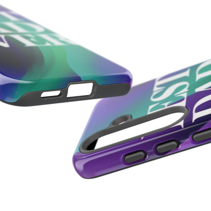 "Best Dad Ever" Mobile Phone Case (purple)
