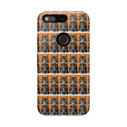 "Bad Hair, Good Coffee - we all need balance" Mobile Phone Case