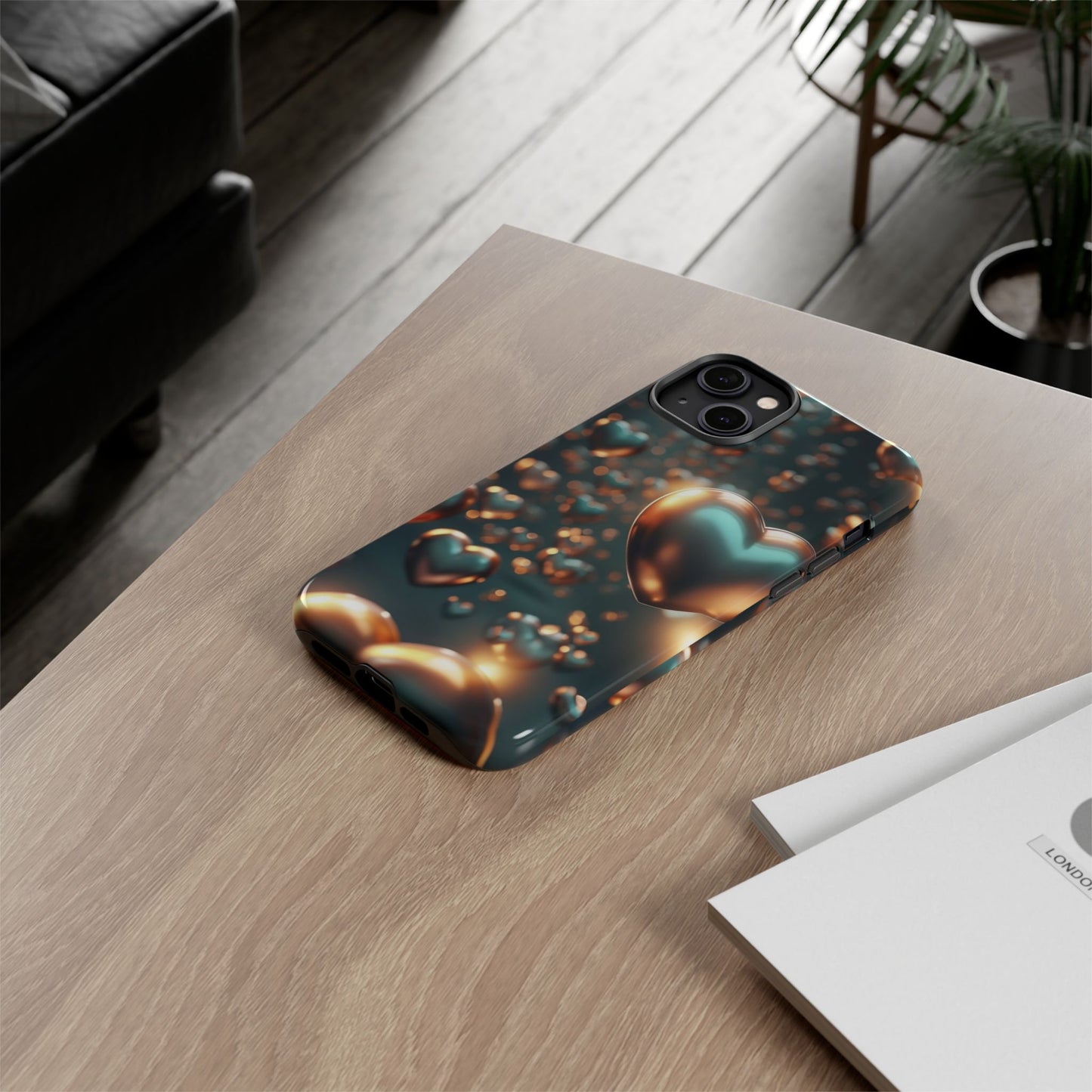 "Hearts on Repeat" Mobile Phone Case