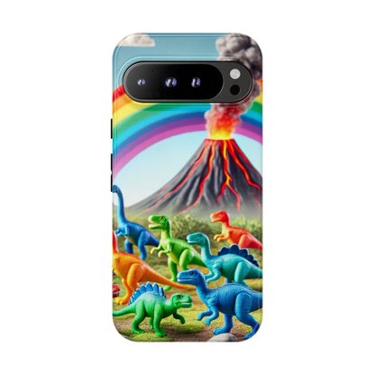 "Rainbow Dinosaurs" Mobile Phone Case