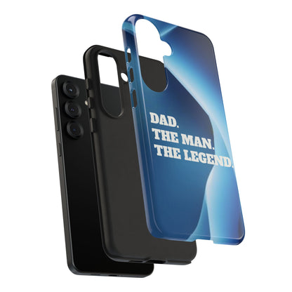 "Dad.  The Man.  The Legend" Mobile Phone Case (blue)