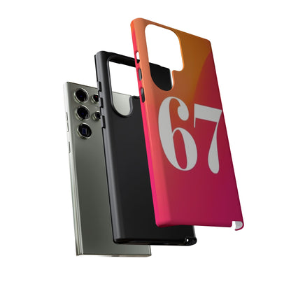 "67" Mobile Phone Case