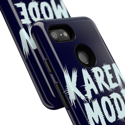 "Karen Mode On" Mobile Phone Case (blue)