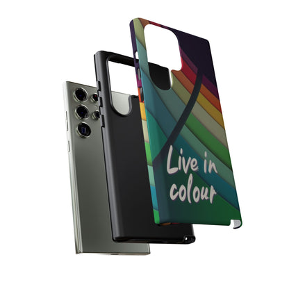 "Live in Colour" Mobile Phone Case