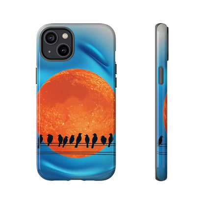 "The Feathered Assembly" Mobile Phone Case (orange)