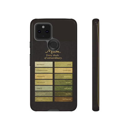 "Every Shade of Extraordinary" Mobile Phone Case (green)