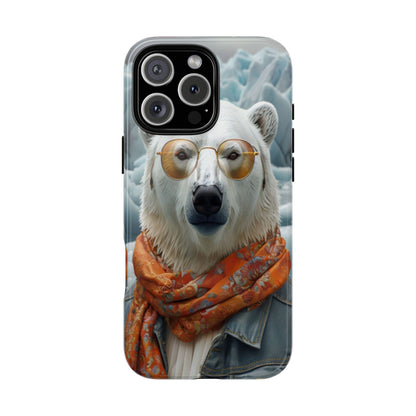 "Urban Zen Polar Bear" Mobile Phone Case