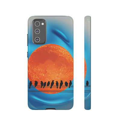 "The Feathered Assembly" Mobile Phone Case (orange)