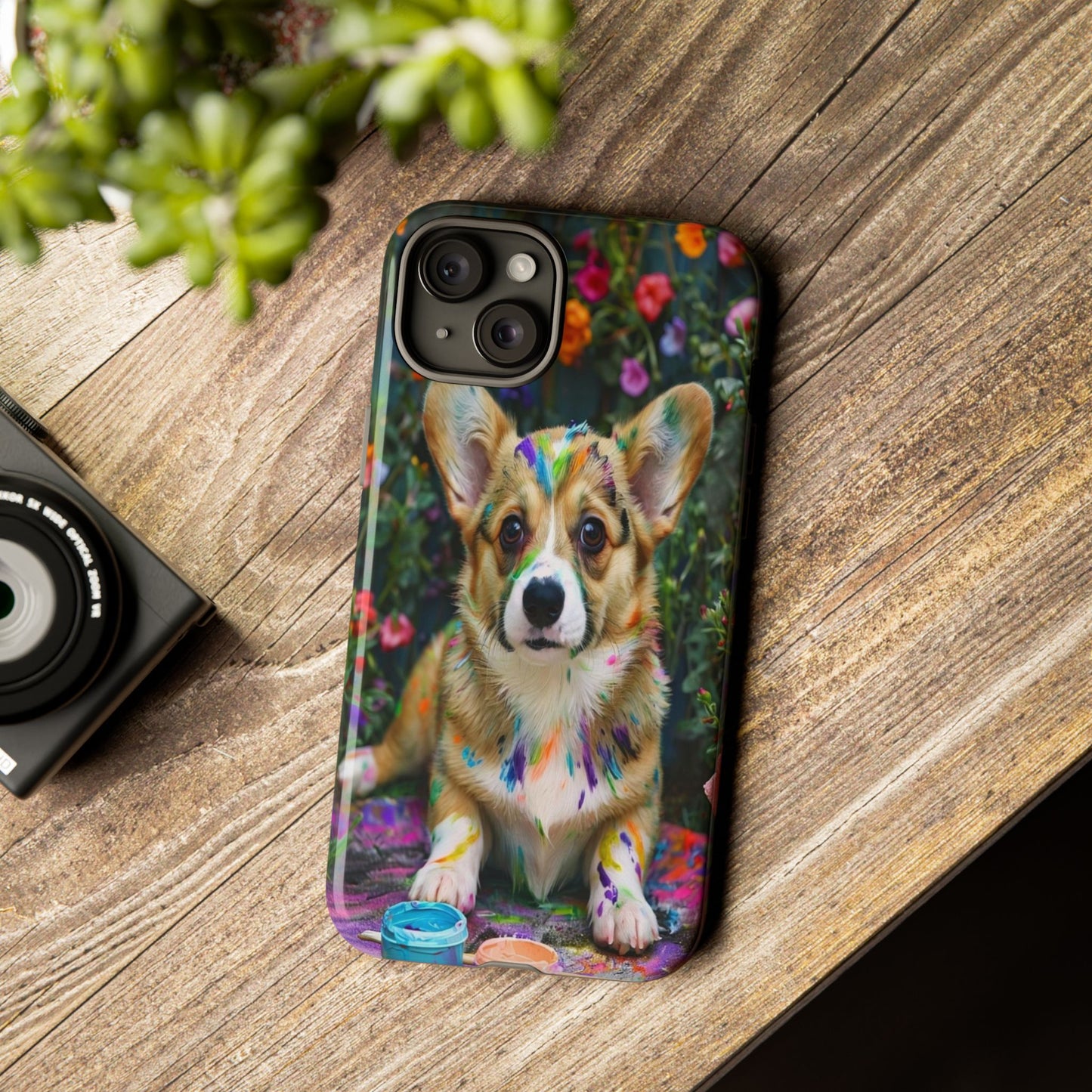 "Paint It Corgi" Mobile Phone Case