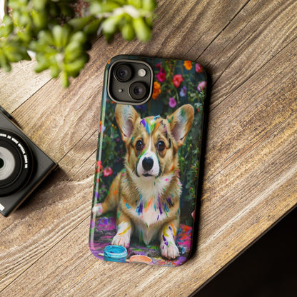 "Paint It Corgi" Mobile Phone Case