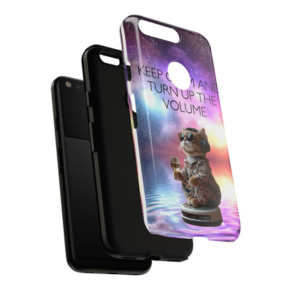 "Keep calm and turn up the Volume" Mobile Phone Case (mix)