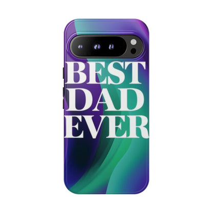 "Best Dad Ever" Mobile Phone Case (purple)