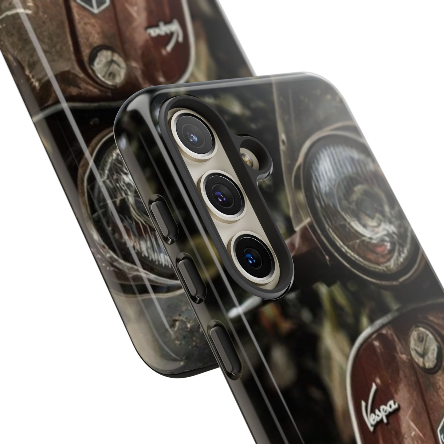 "Vespa. Old Soul, Full Tank" Mobile Phone Case