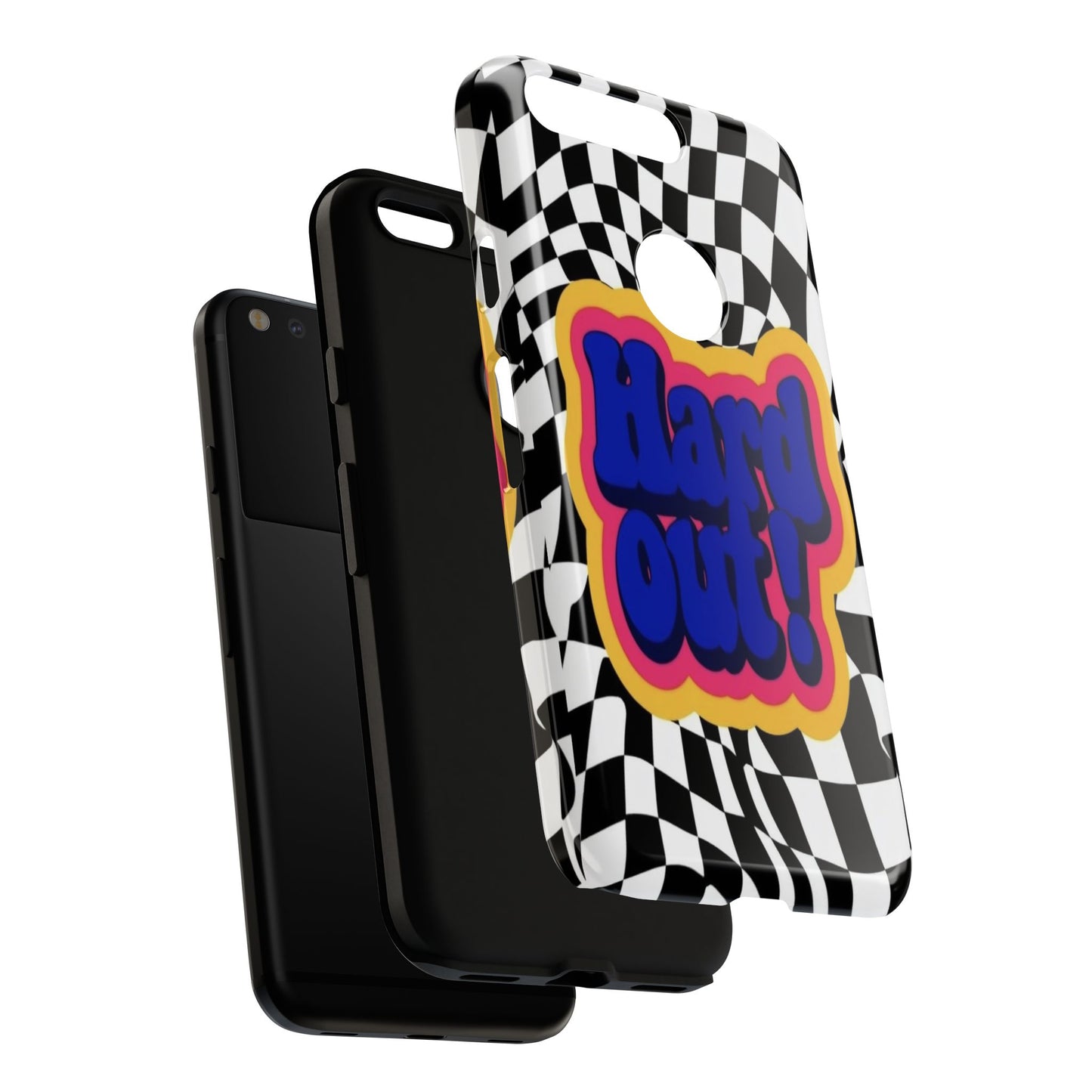 "Hard Out" Mobile Phone Case (blue)