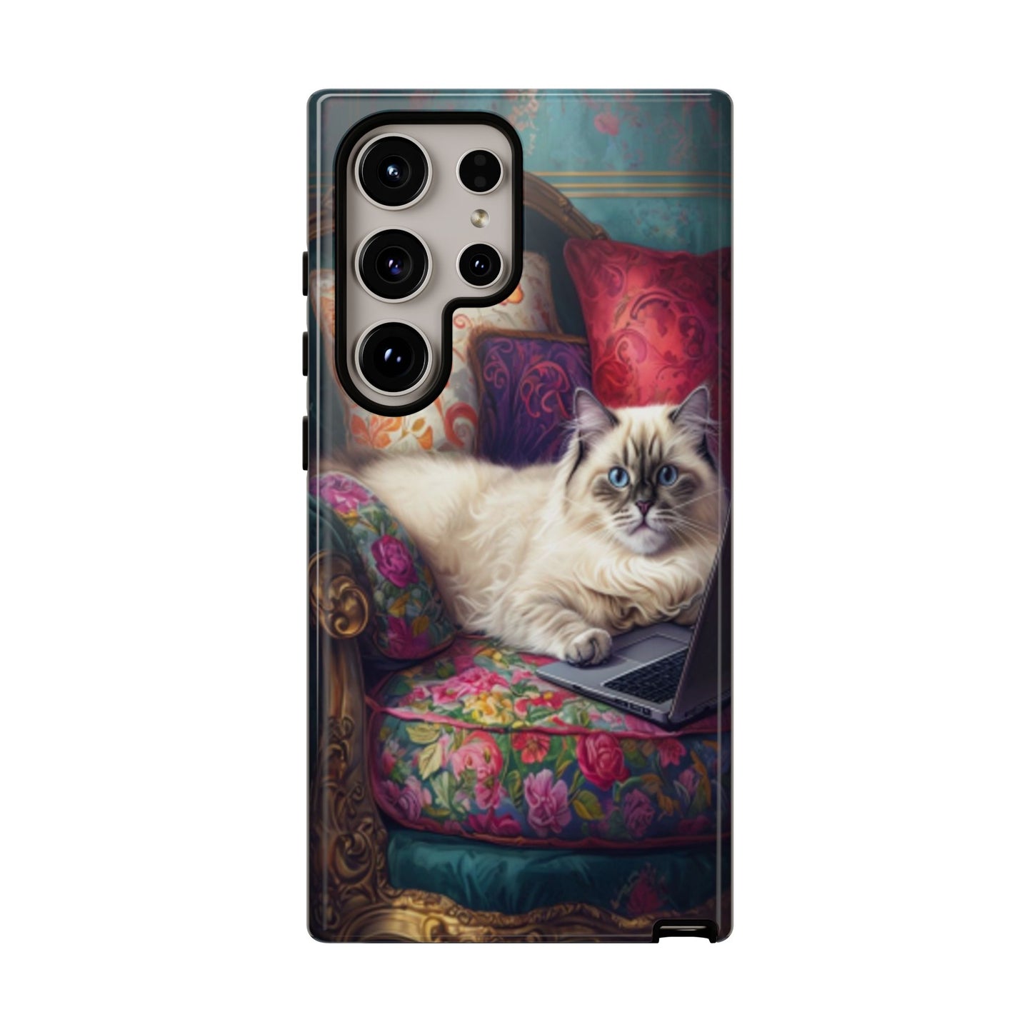 "Purr-sian Productivity" Mobile Phone Case